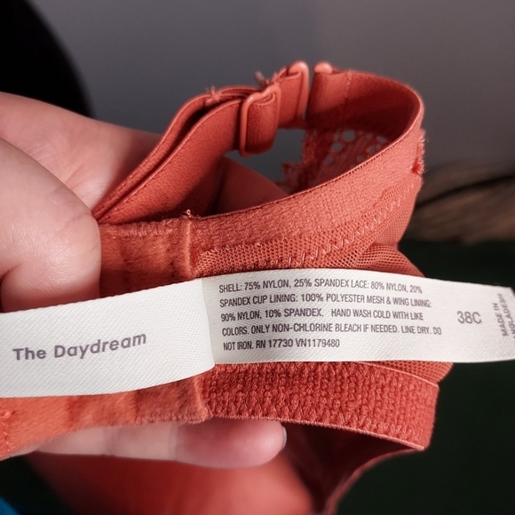 Auden Women's Daydream Light Lift Demi T-Shirt Push Up Bra Faded Rose Color - Picture 9 of 9